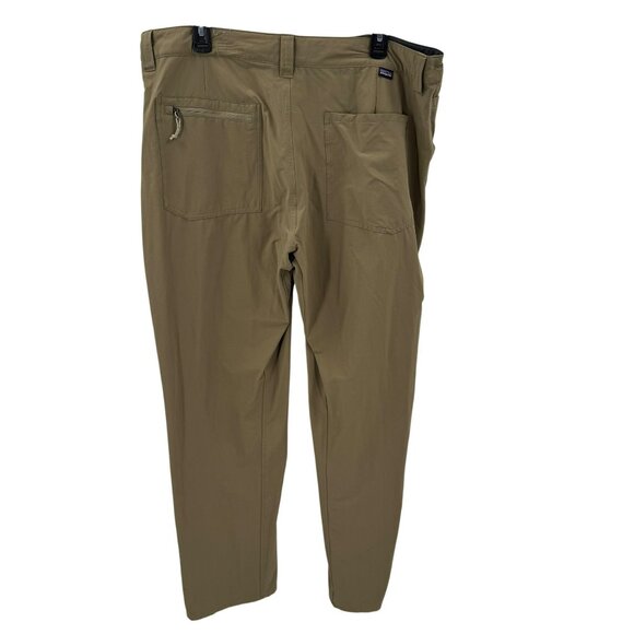 Patagonia Khaki Lightweight Stretch Pants Mens Size 38 Durable & Comfortable Out - Picture 4 of 9